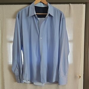 Elegant Light Blue Men's Dress Shirt